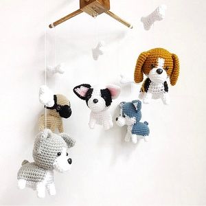 Crochet Dog Mobile